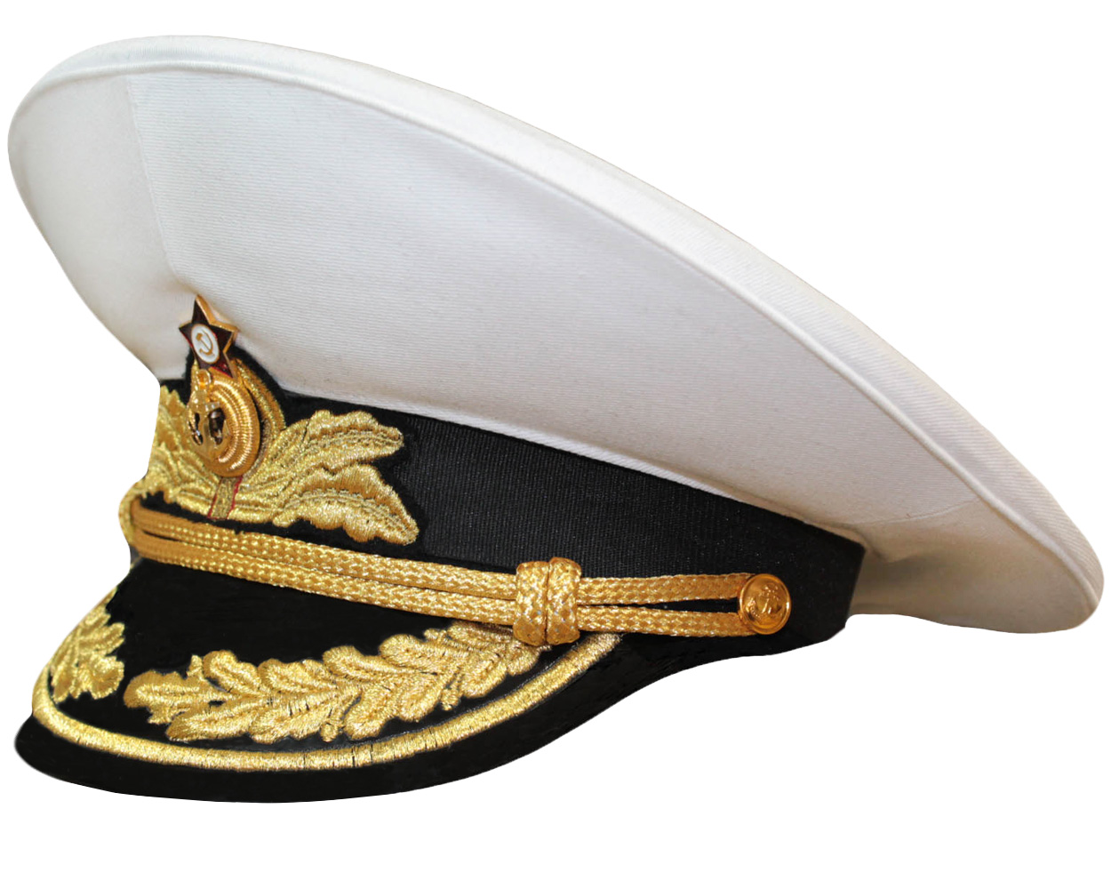 Russian Naval Fleet Admirals visor cap newest Soviet Marines Admirals black USSR visor Hat